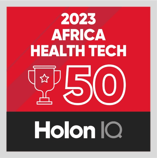 HolonIQ 2023 Africa Health Tech 50 badge