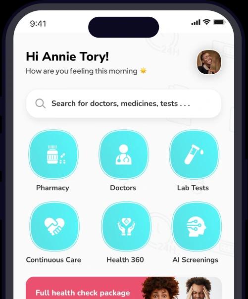 Zuri Health Patient app preview