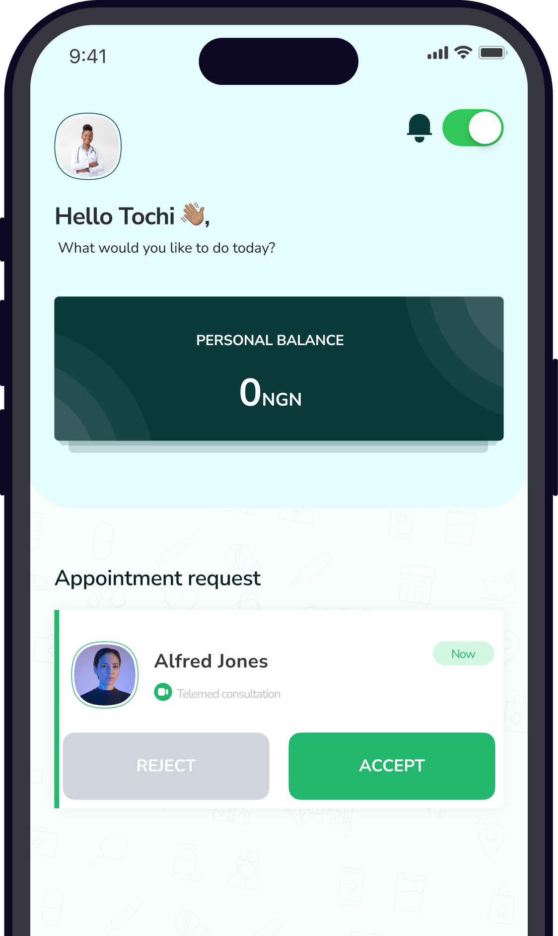 Zuri Health Doctor mobile app preview